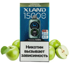 WAKA XLAND 15000 - Кислое Яблоко